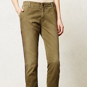 Current Elliott Vintage The Buddy Trouser in Fatigue Green